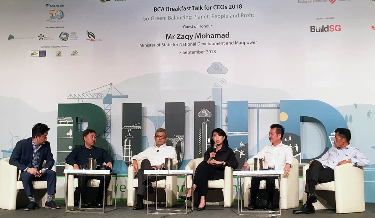 Singapore Green Building Week 2018 BCA CEO Breakfast Talk - DP Architects